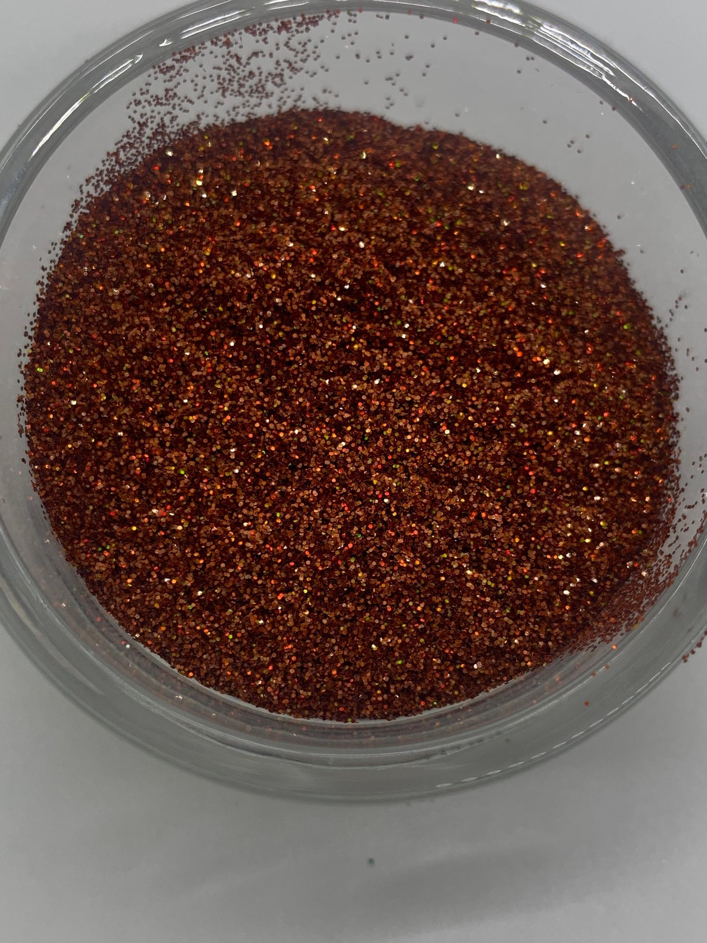 Burnt copper holographic metallic glitter
