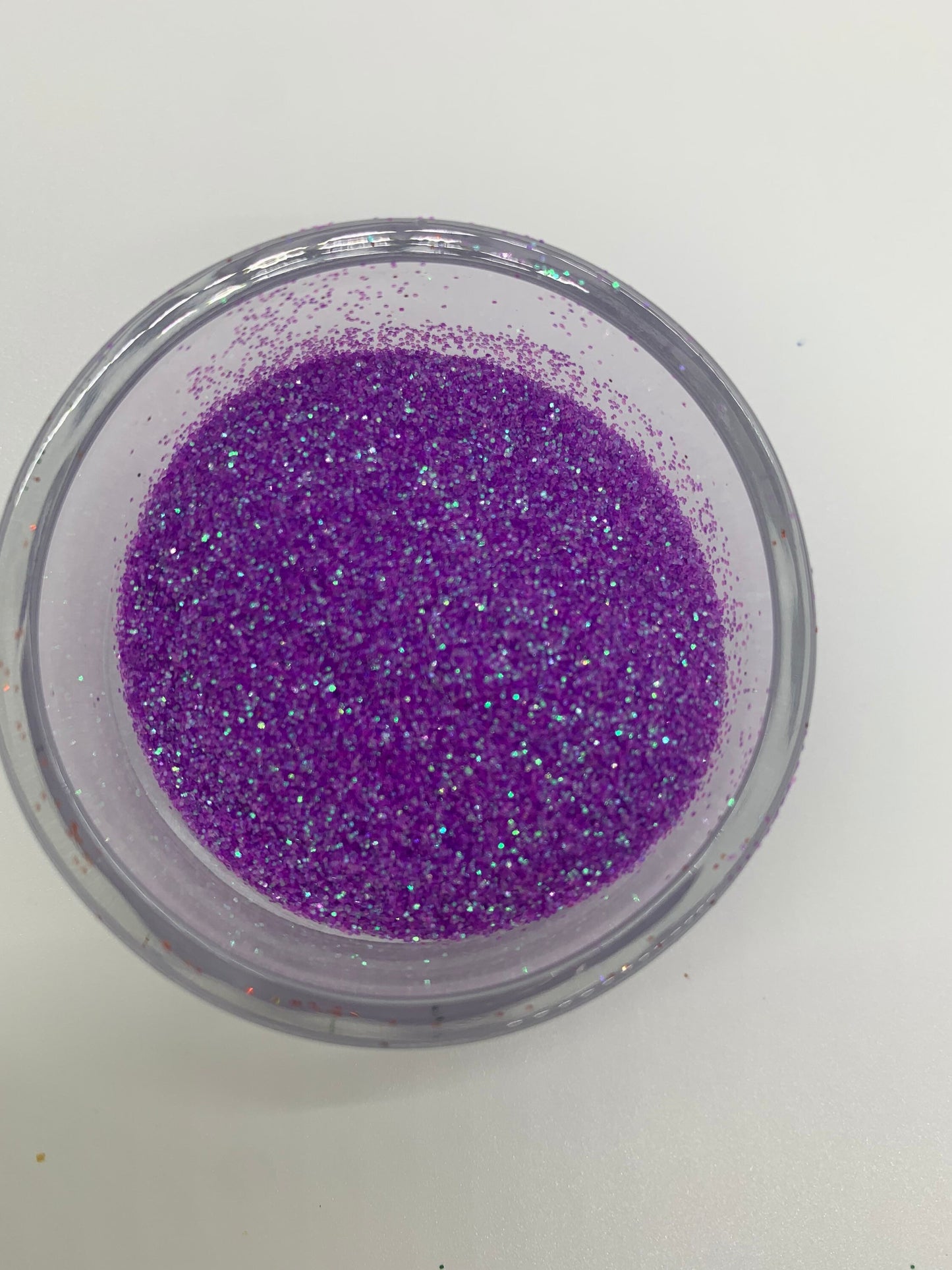 Pixie dust lavender glitter holographic